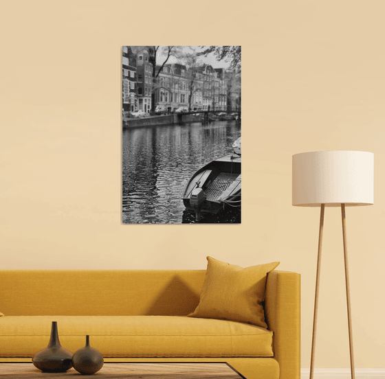 " Boat in Amsterdam "  Limited Edition 1 / 25