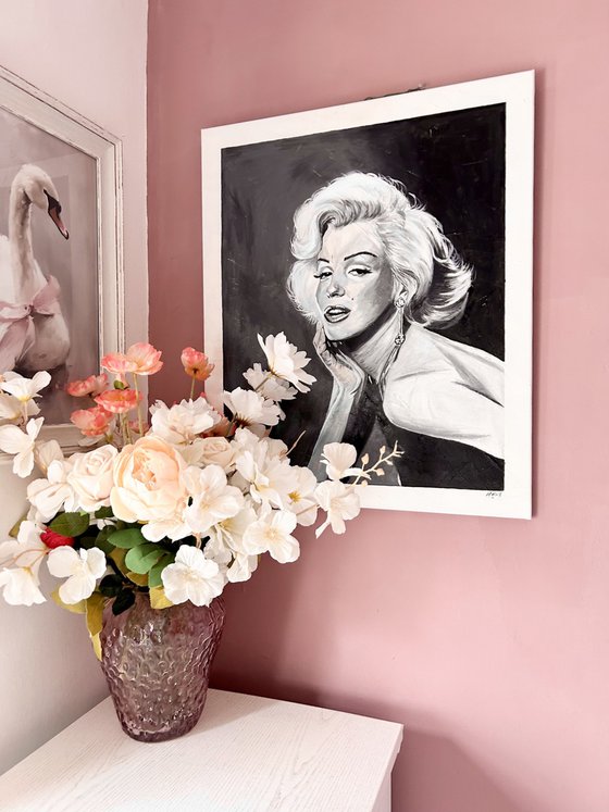 Marilyn Textured Painting