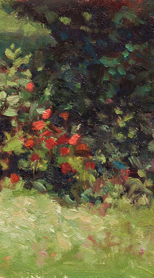 Grove with Poppies by Pascal Giroud