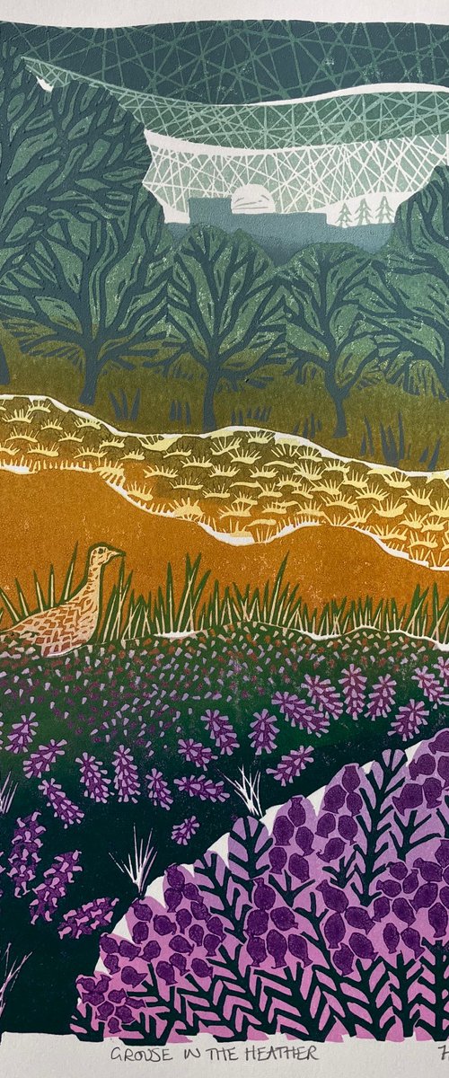 Grouse in the Heather by Helen Maxfield