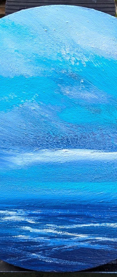 Circular Seascape 5 by Mel Graham