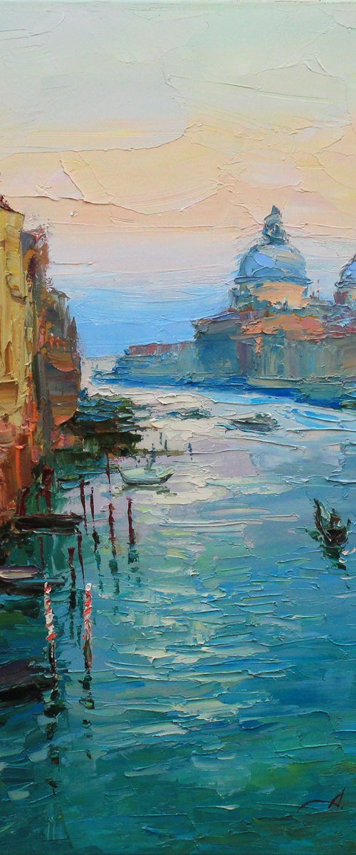 Grand Canal Venice Italy by Alisa Onipchenko-Cherniakovska
