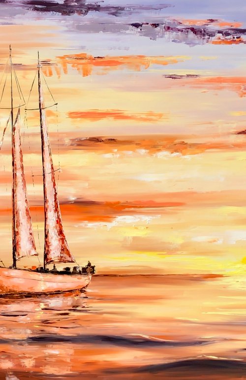 Sailboat by Tanya Stefanovich