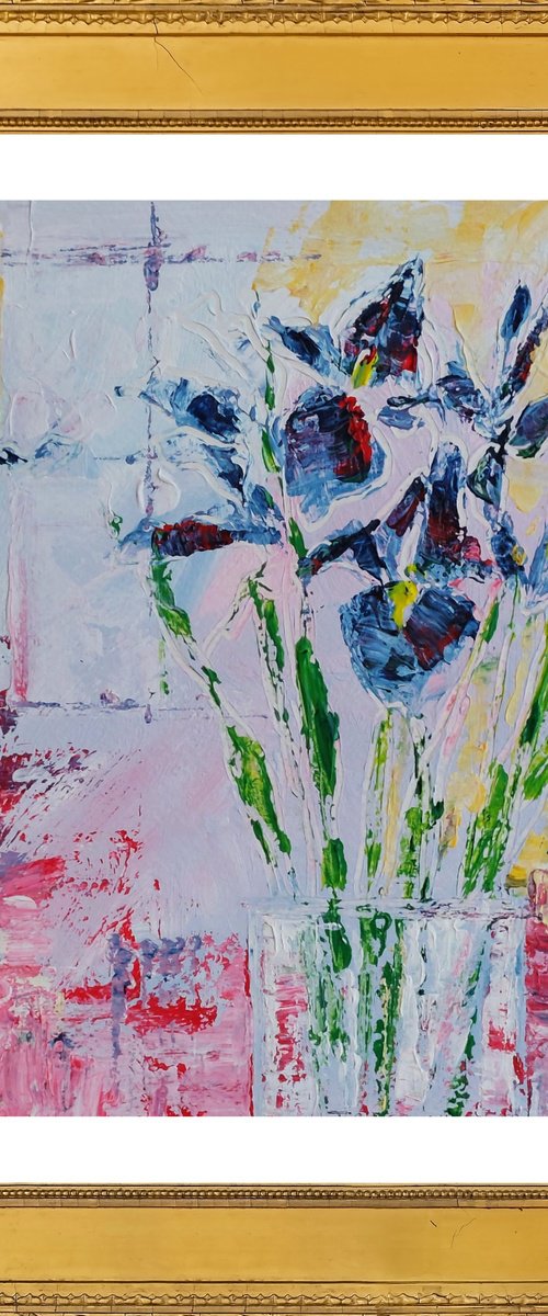 Irises by Jan Rippingham