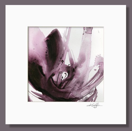 Organic Impressions 727 - Abstract Flower Painting by Kathy Morton Stanion by Kathy Morton Stanion
