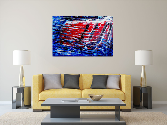 Ebb and Flow I ( Extra Large- 150 cm x 100 cm )