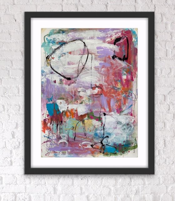 Feeling Better Everyday - Colorful and Whimsical Abstract Expressionism