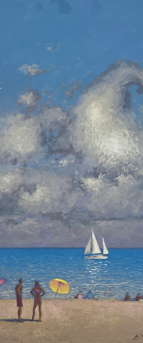 Summer Day by the Sea by Andrii Kovalyk