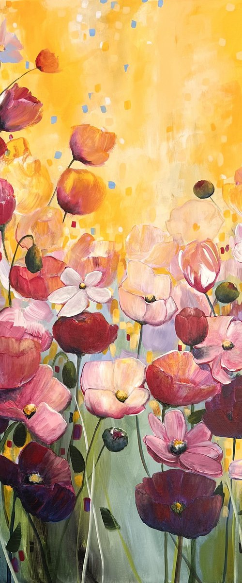 Poppies Land 3 by Sandra Gebhardt-Hoepfner