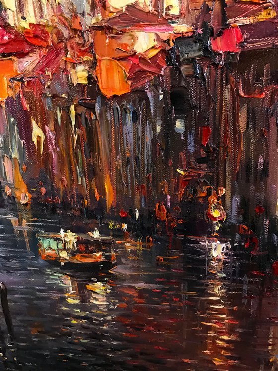 "Venice" original oil painting