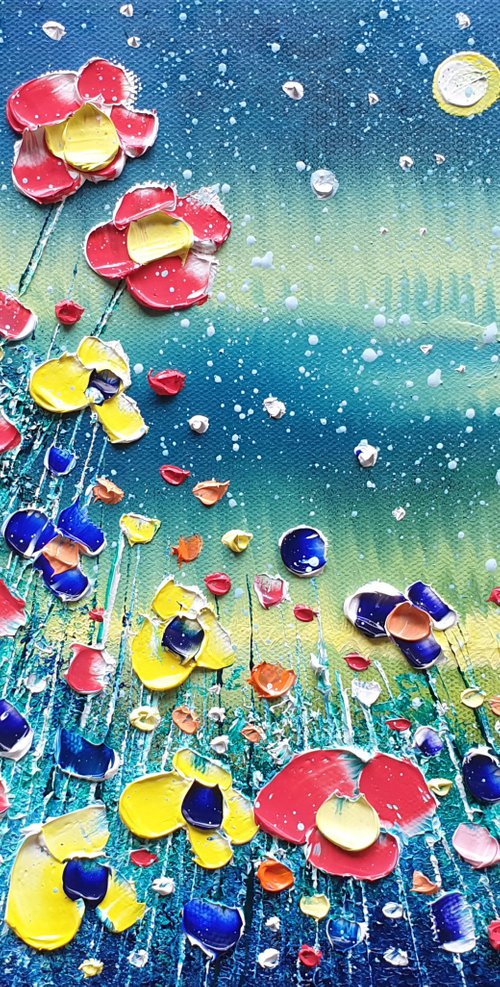 "Northern Lights & Flowers in Love" by Phil Broad