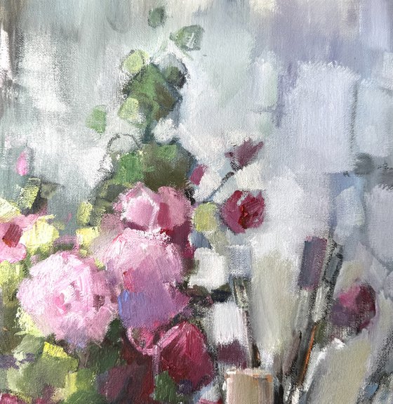 Still life Three cherries