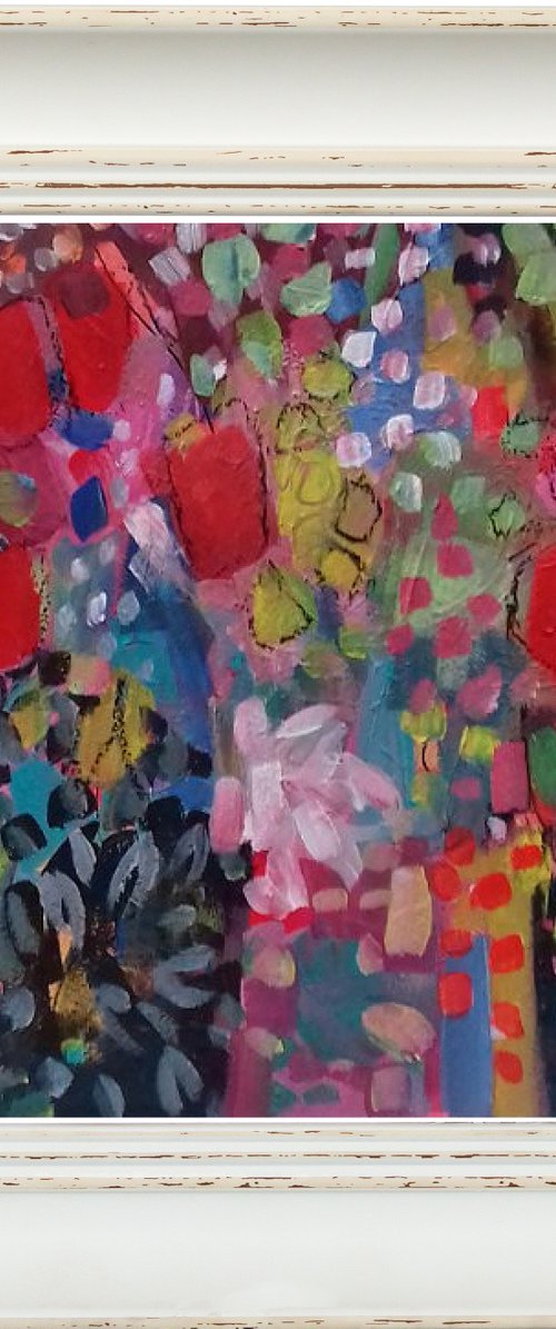 Abstract Floral XII by Jan Rippingham
