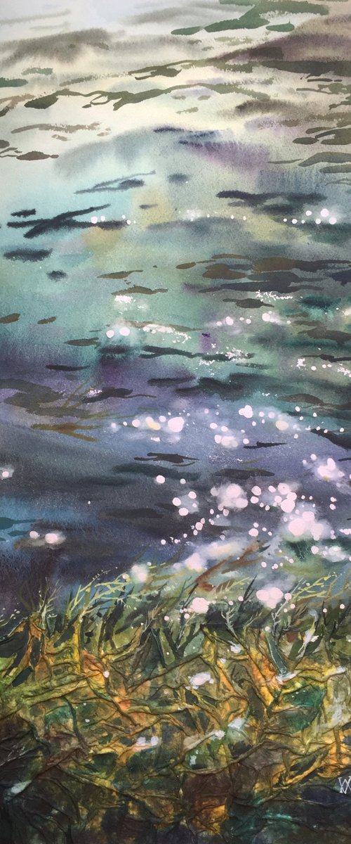Neva River by Natalia Veyner