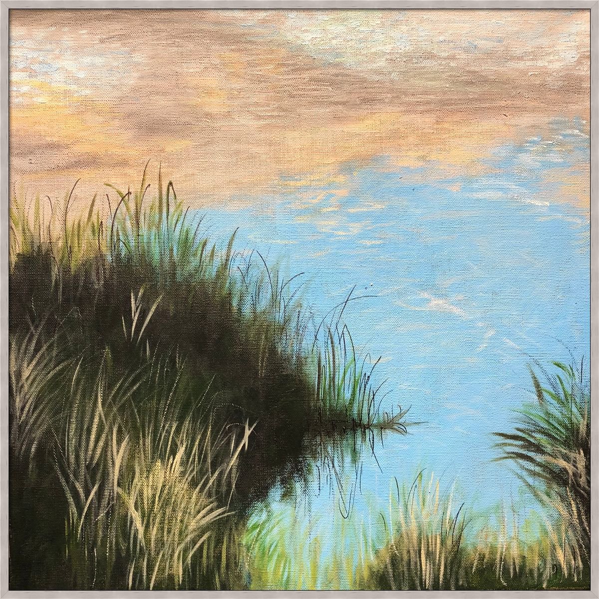  A Bit Of Sky By Shabs Beigh, 17 X 17, Artwork For Sale On Artfinder