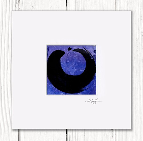Enso Zen Circle 8 - Enso Abstract painting by Kathy Morton Stanion by Kathy Morton Stanion