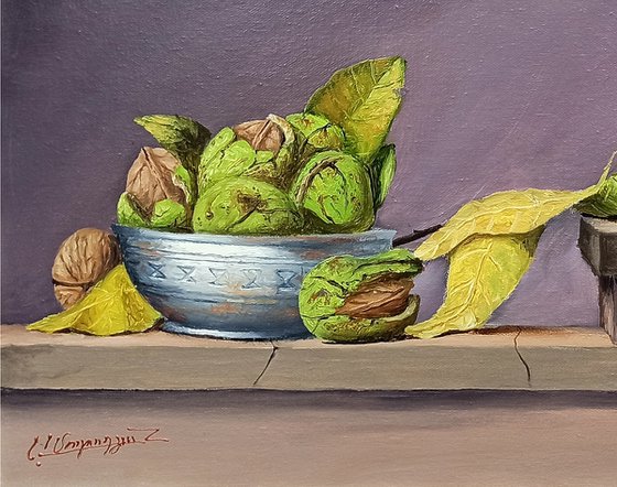 Still life -  FRESH WALNUTS