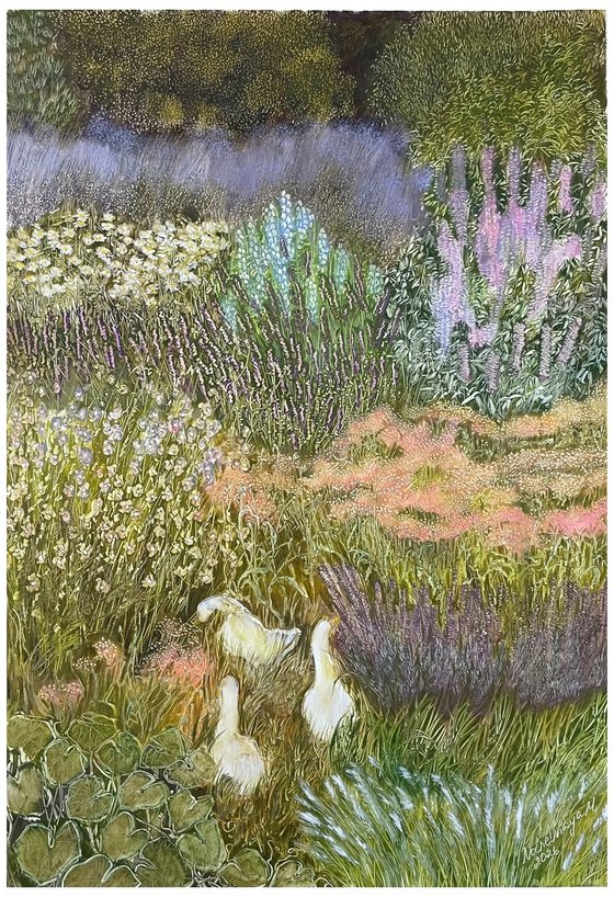 In the Flower Garden