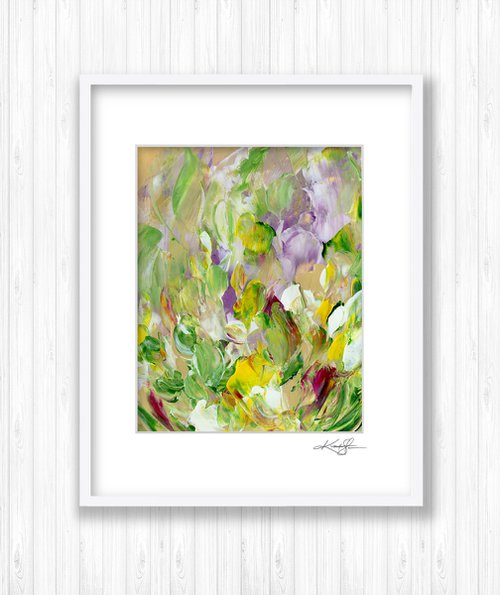 Tranquility Blooms 11 - Flower Painting by Kathy Morton Stanion by Kathy Morton Stanion