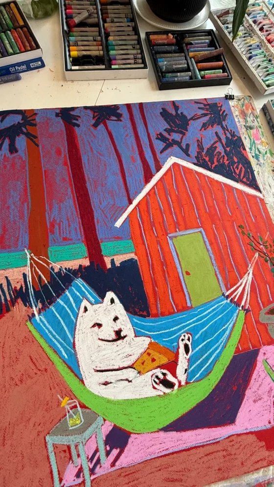 Keeshond Hammock