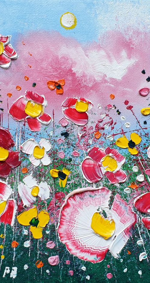 "Perfect Pink Flowers in Love" by Phil Broad