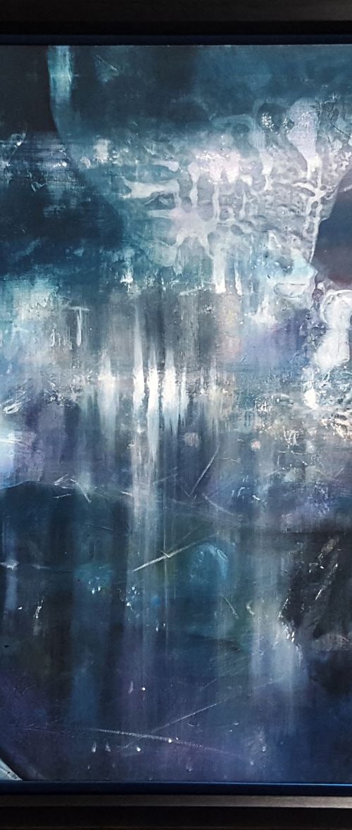 I SHARE SERENITY IN THE 8TH DAY OF LONELINESS FANTASTIC LARGE DREAMSCAPE MASTERPIECE BY OVIDIU KLOSKA by Kloska Ovidiu