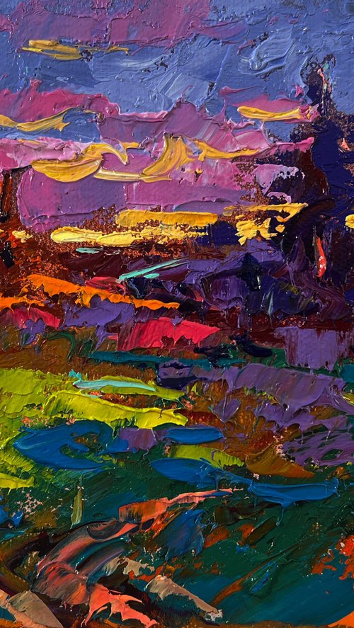 Summer blue night by Kalenyuk Alex