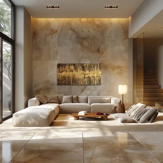 Golden Fire 120x60x2 cm