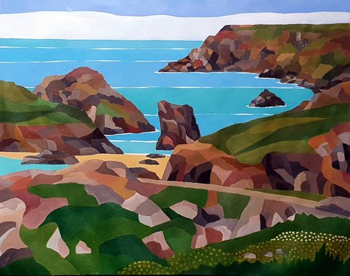 Kynance Cove from the coast path by Tim Treagust