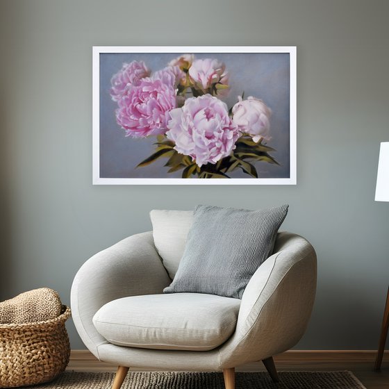 Peonies in Bloom.