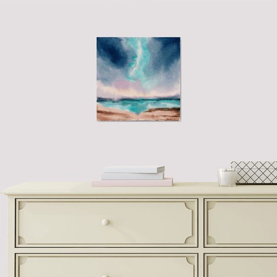 Abstract  Seascape painting