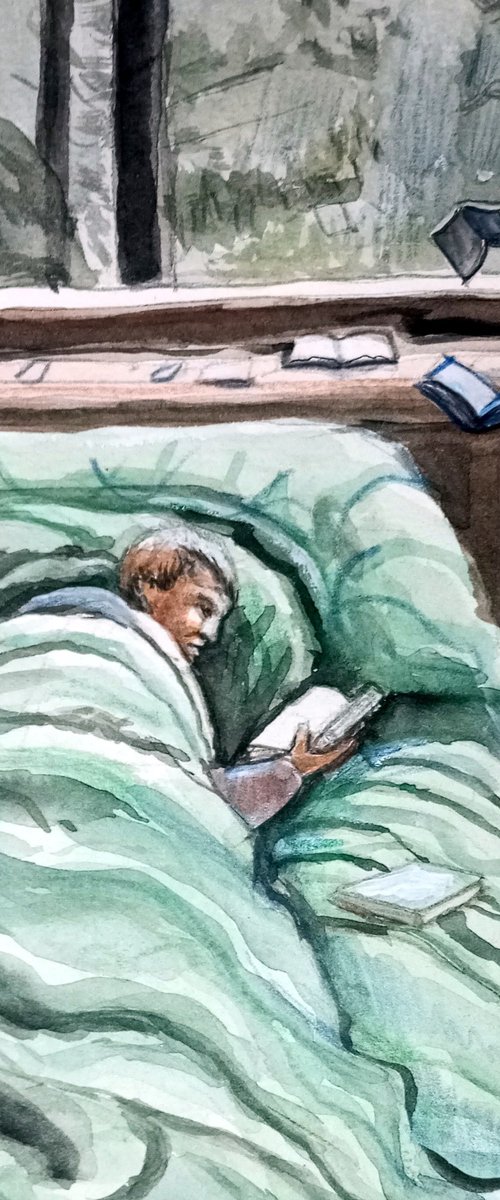 Bed in the cabin by paolo beneforti