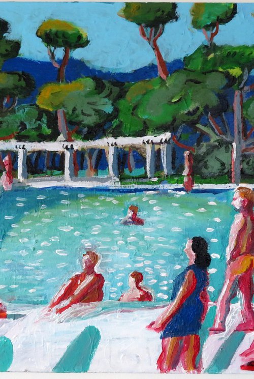 Pool scene by Stephen Abela