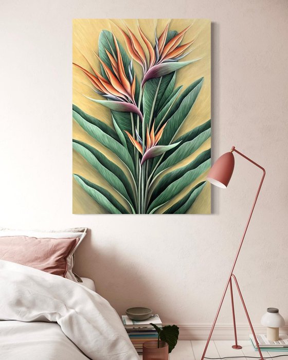 TROPICAL ORANGE STRELITZIA