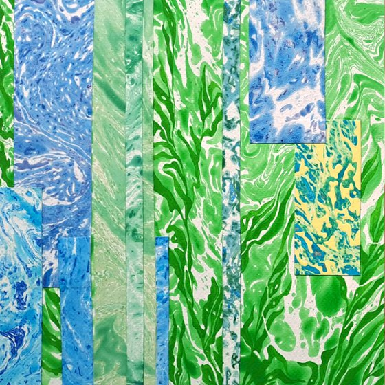 Set of 2 «Tropical Waterfall»