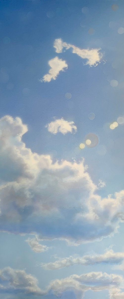 Drifting Clouds (86 x 114cm) by David Tracey