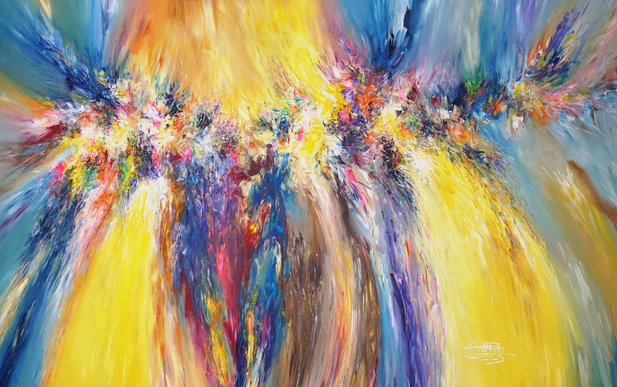 Full Of Joie De Vivre Xxxl 1 By Peter Nottrott, 94 X 59, Artwork For Sale On Artfinder