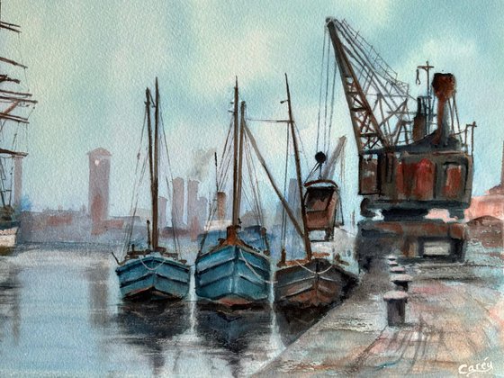 Glasgow Harbour, A Bygone Age