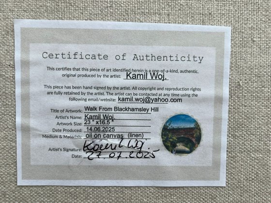 Walk From Blackhamsley Hill