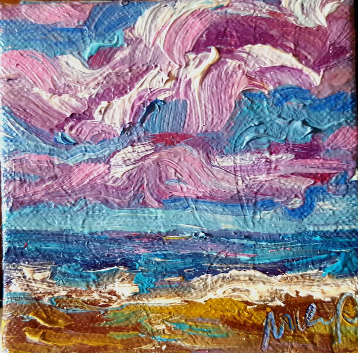 Sunrise Beach by Niki Purcell - Irish Landscape Painting