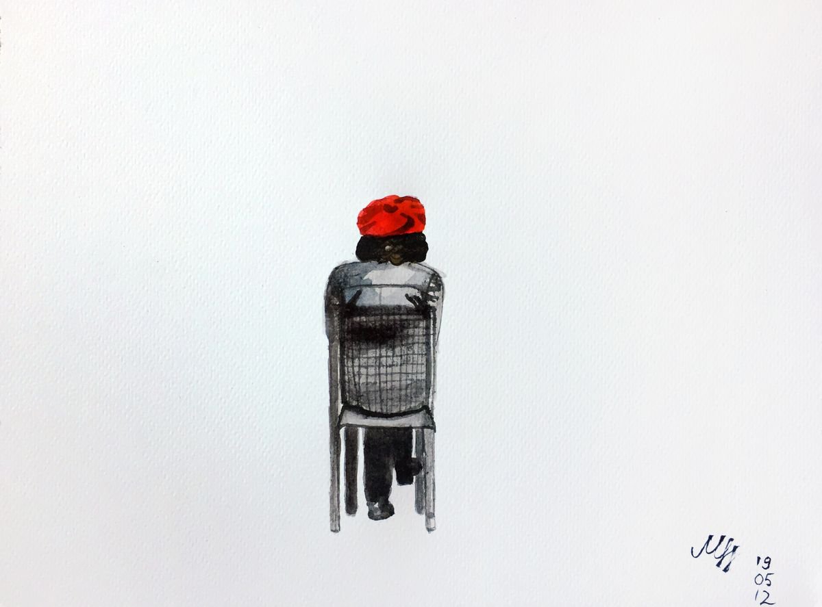 Red cap by Szabrina Maharita