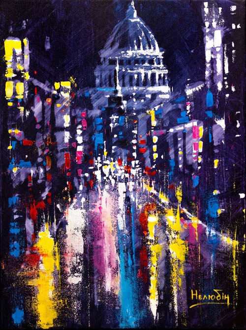 Night London by Aleksandr Neliubin