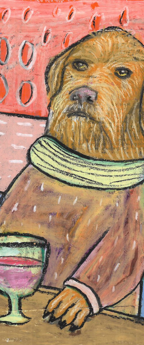 Drinking dog #104 by Pavel Kuragin