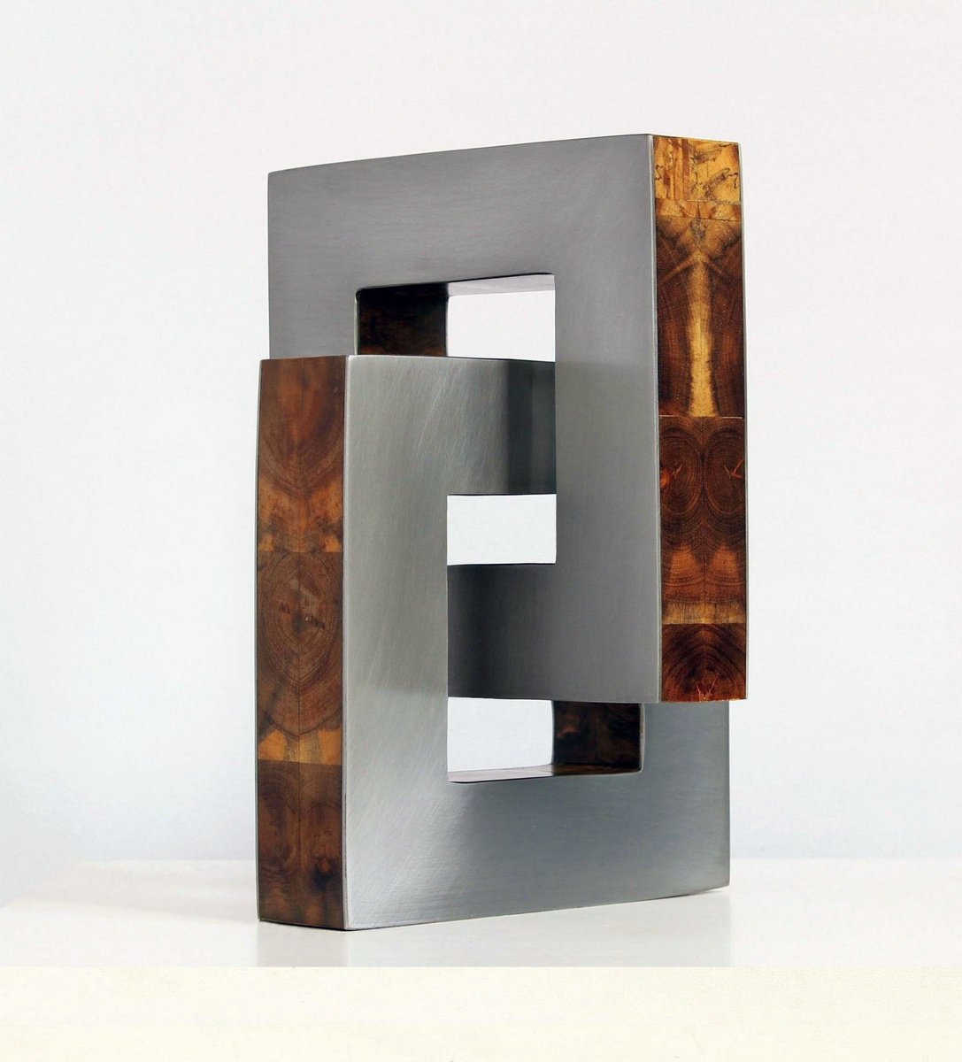Geometric Abstract Sculpture By Nikolaus Weiler, 6 X 9", Koalitum_S, Original Artwork