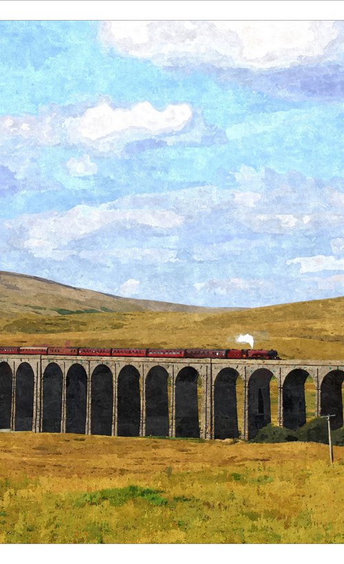 Train Bridge by David Lacey