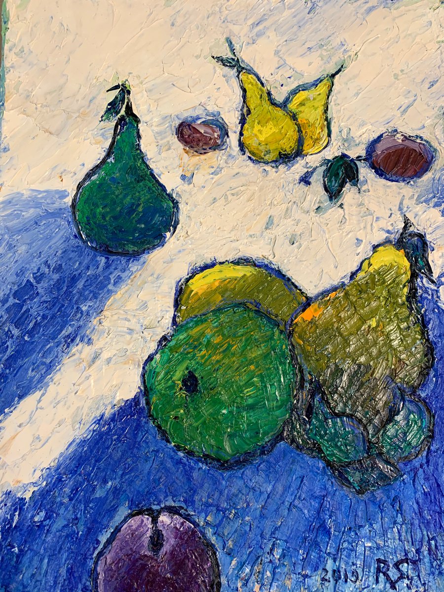 The Pears By Roman Sleptsuk, 12 X 16, Artwork For Sale On Artfinder