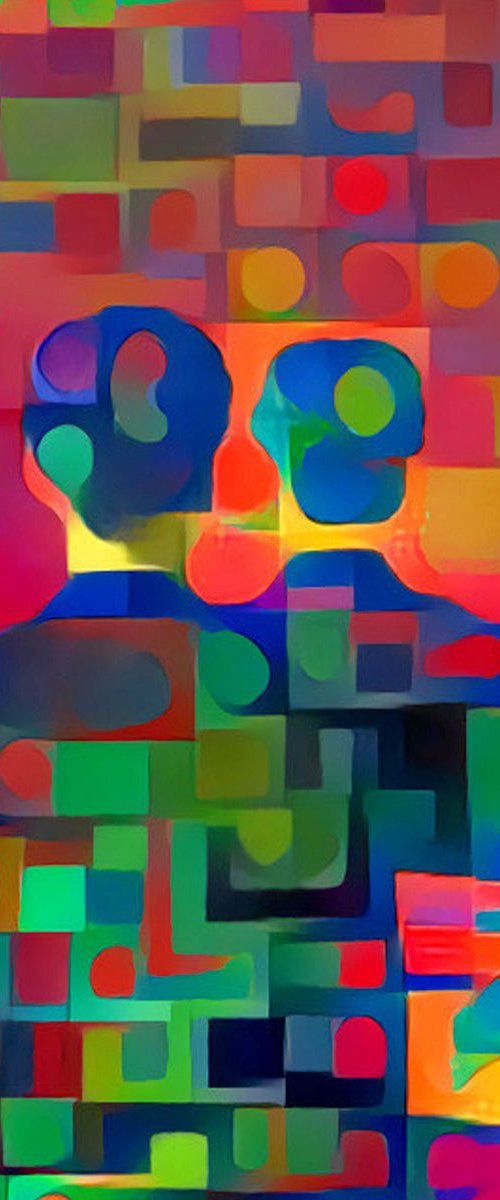 Tribute to Vasarely by Danielle ARNAL