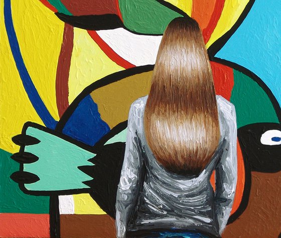 Enfant Avec Oiseau