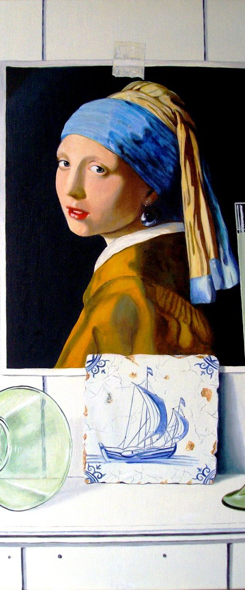 The young girl dreamed of sailing by Jean-Pierre Walter