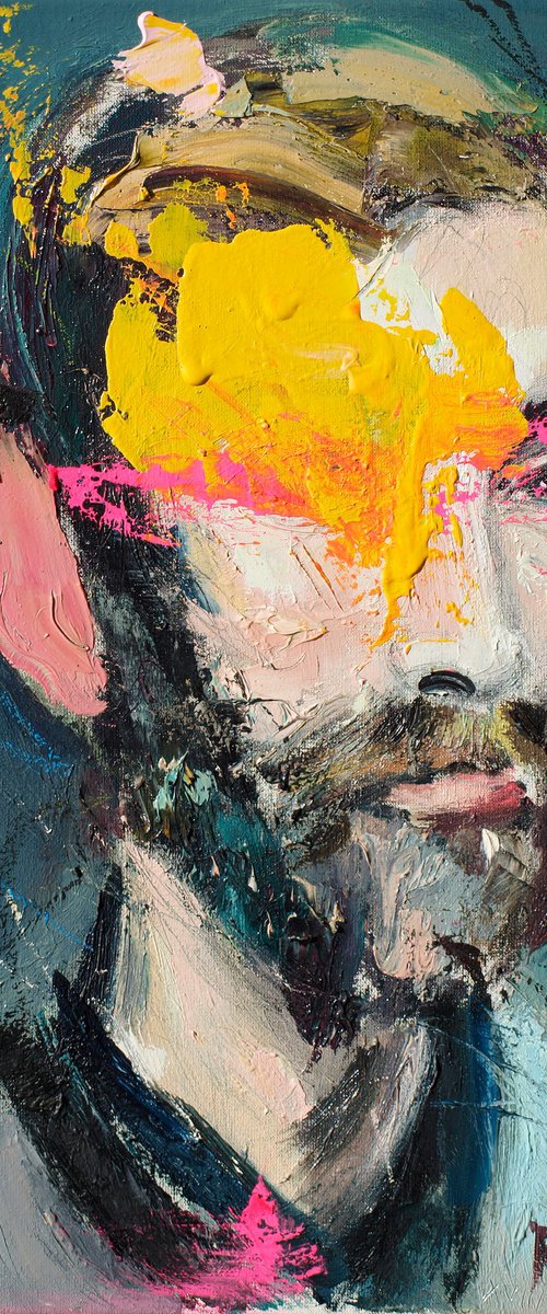 Portrait of a bearded man wbe by Catalin Ilinca